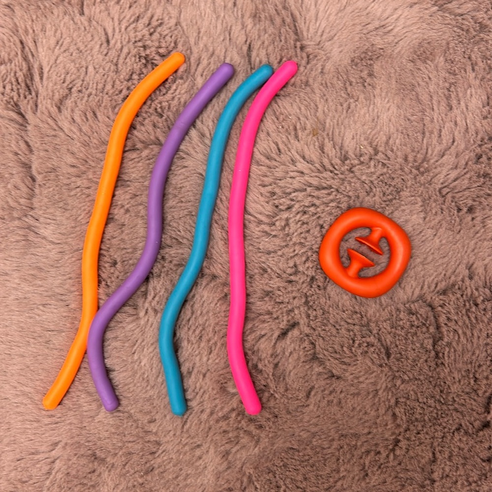Fidget toys, Monkey Noodles and Snapper